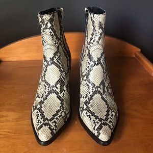 Jeffrey Campbell snakeskin boots